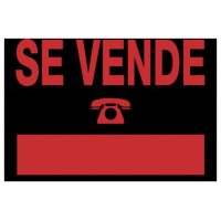 CARTEL "SE VENDE" 700X500 MM PVC NEGRO ARCHIVO 2000 6160 NE (Espera 4 dias)